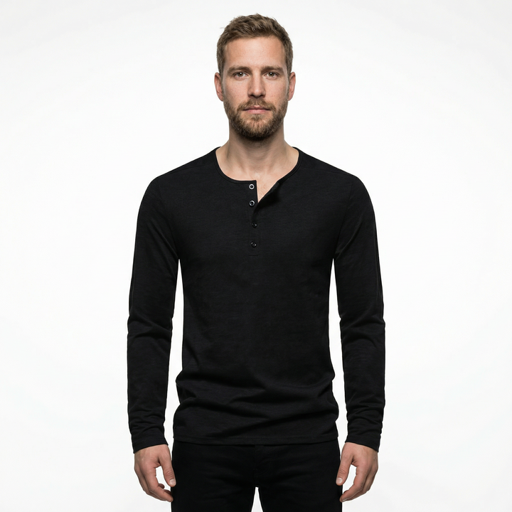 Detailansicht Ärmelabschluss und Stoff, Herren Slim-Fit Shirt