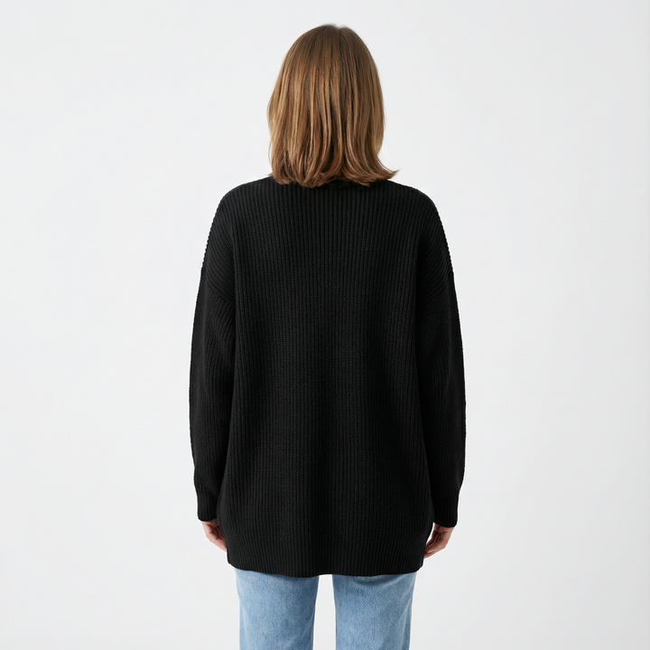 Damen Oversize Kaschmir Cardigan