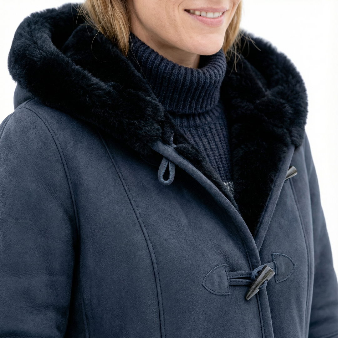 Damen Warmer Duffle Mantel