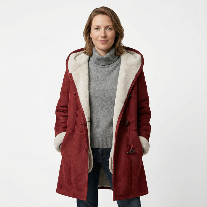 Damen Warmer Duffle Mantel