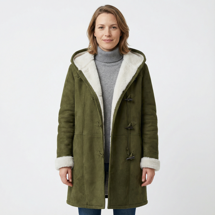 Damen Warmer Duffle Mantel