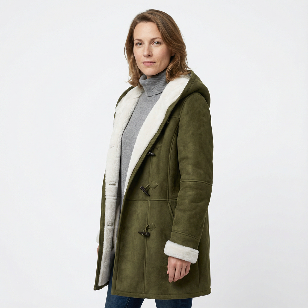 Damen Warmer Duffle Mantel