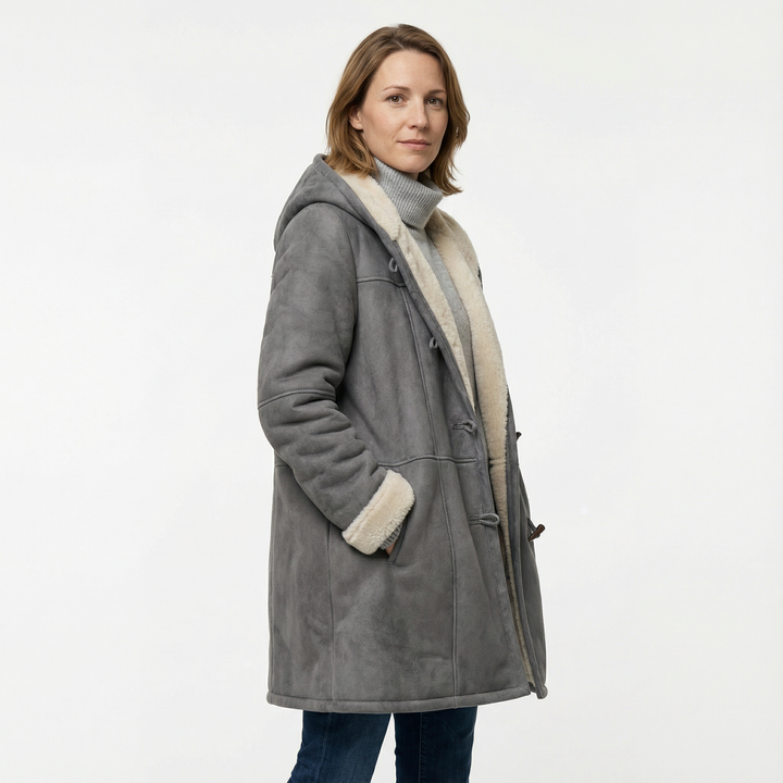 Damen Warmer Duffle Mantel