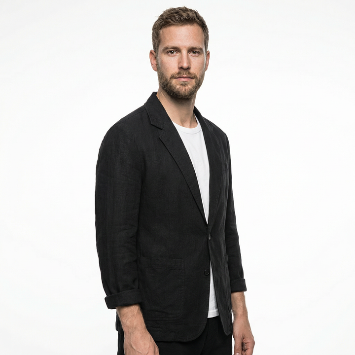 Herren Leinen Baumwoll Sommerblazer