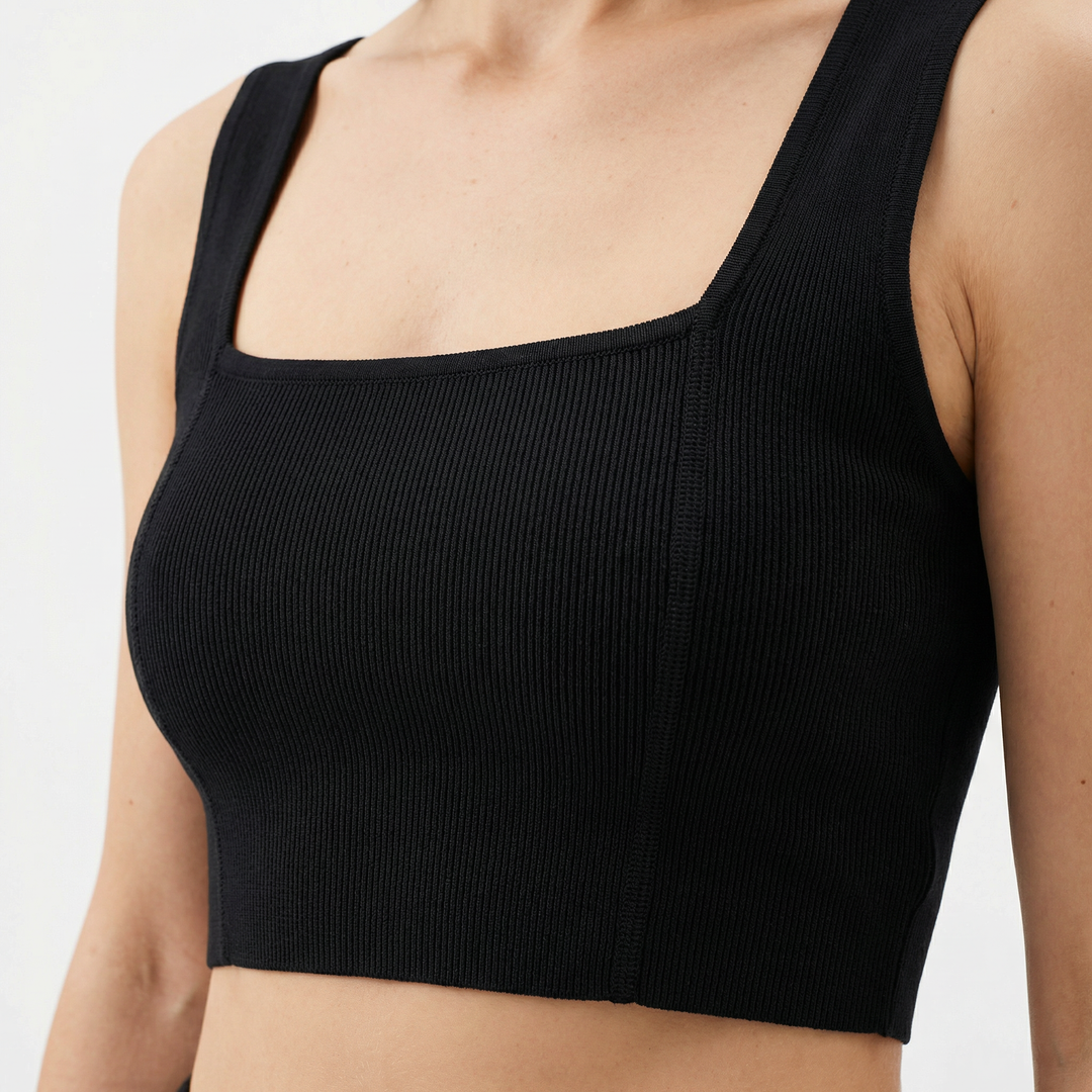 Damen Sommer Crop Top Elegant