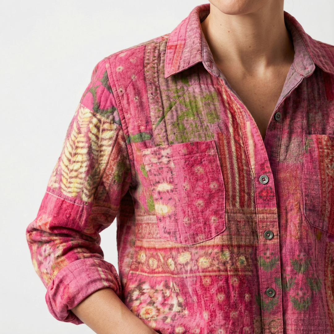 Damen Klassische Button Bluse