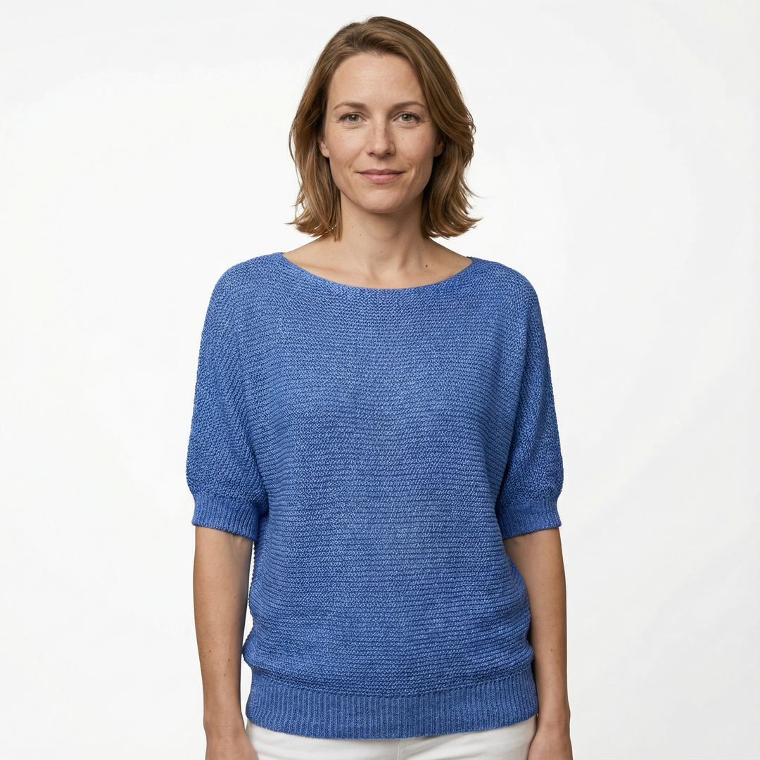 Damen Lockerer Strickpullover Modern