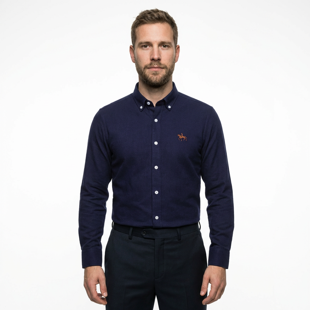 Herren Oxford Hemd Baumwolle