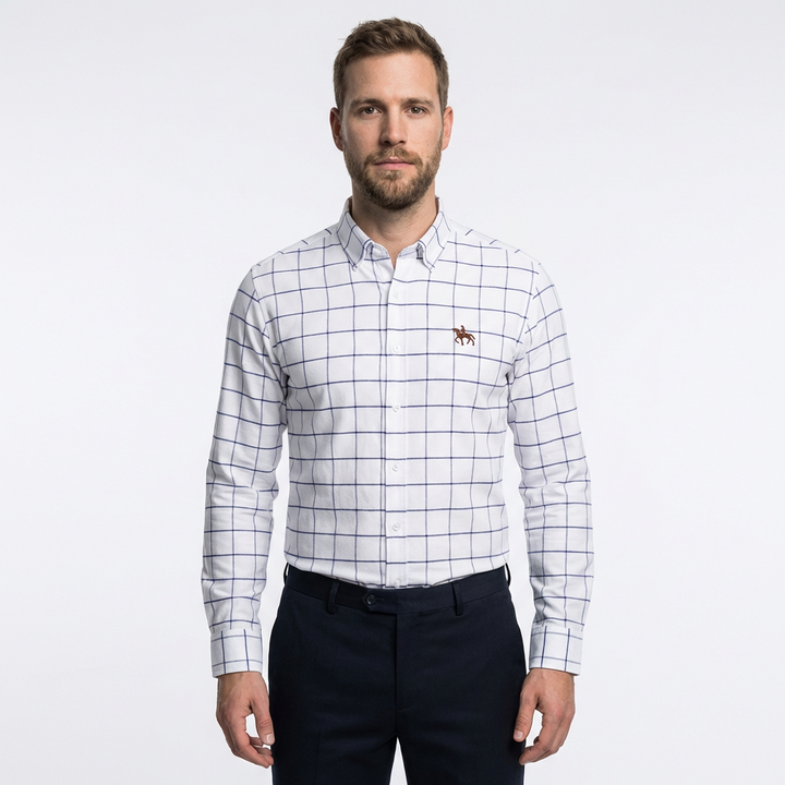 Herren Oxford Hemd Baumwolle