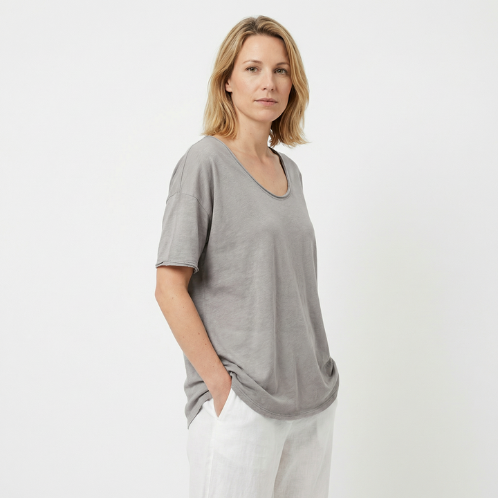 Klassische Damen Kurzarm Bluse