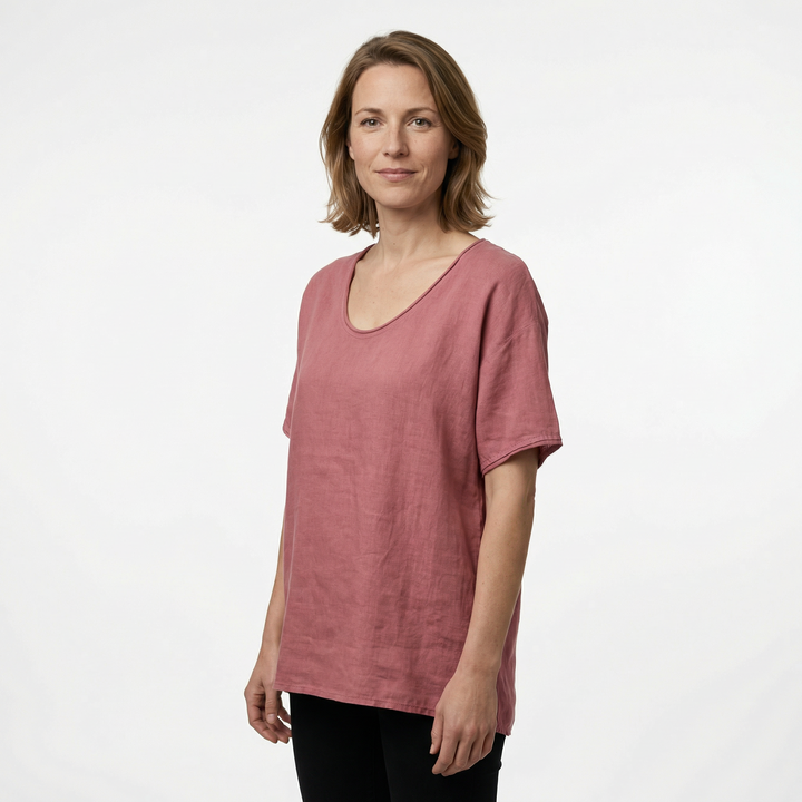 Klassische Damen Kurzarm Bluse