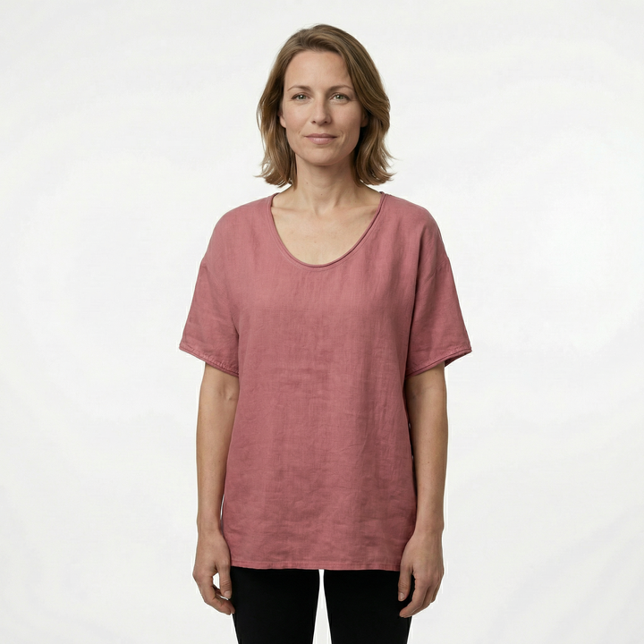 Klassische Damen Kurzarm Bluse