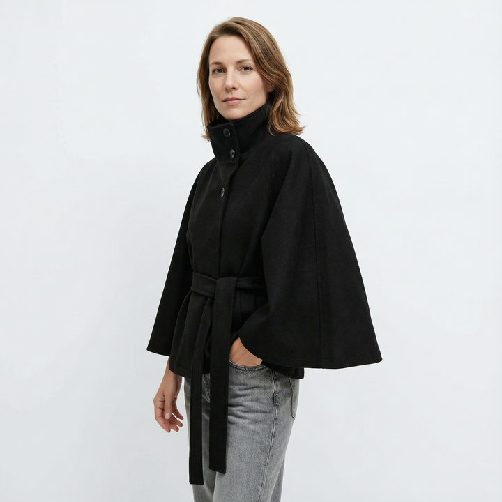 Damen Kurzer Cape Mantel