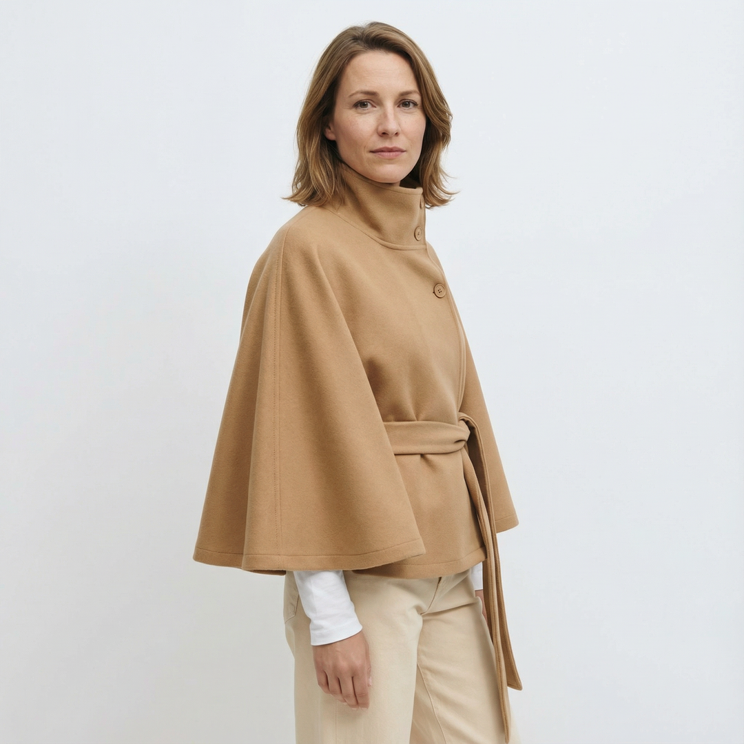 Damen Kurzer Cape Mantel