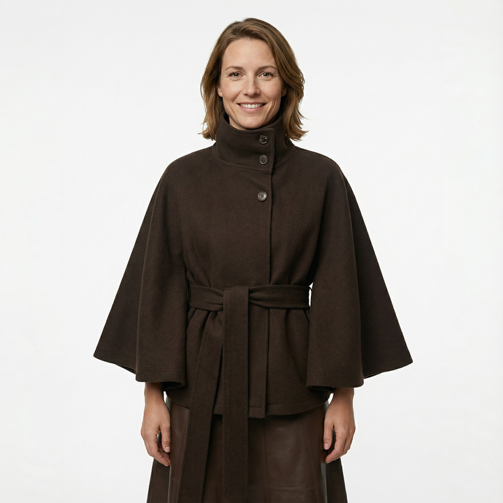 Damen Kurzer Cape Mantel