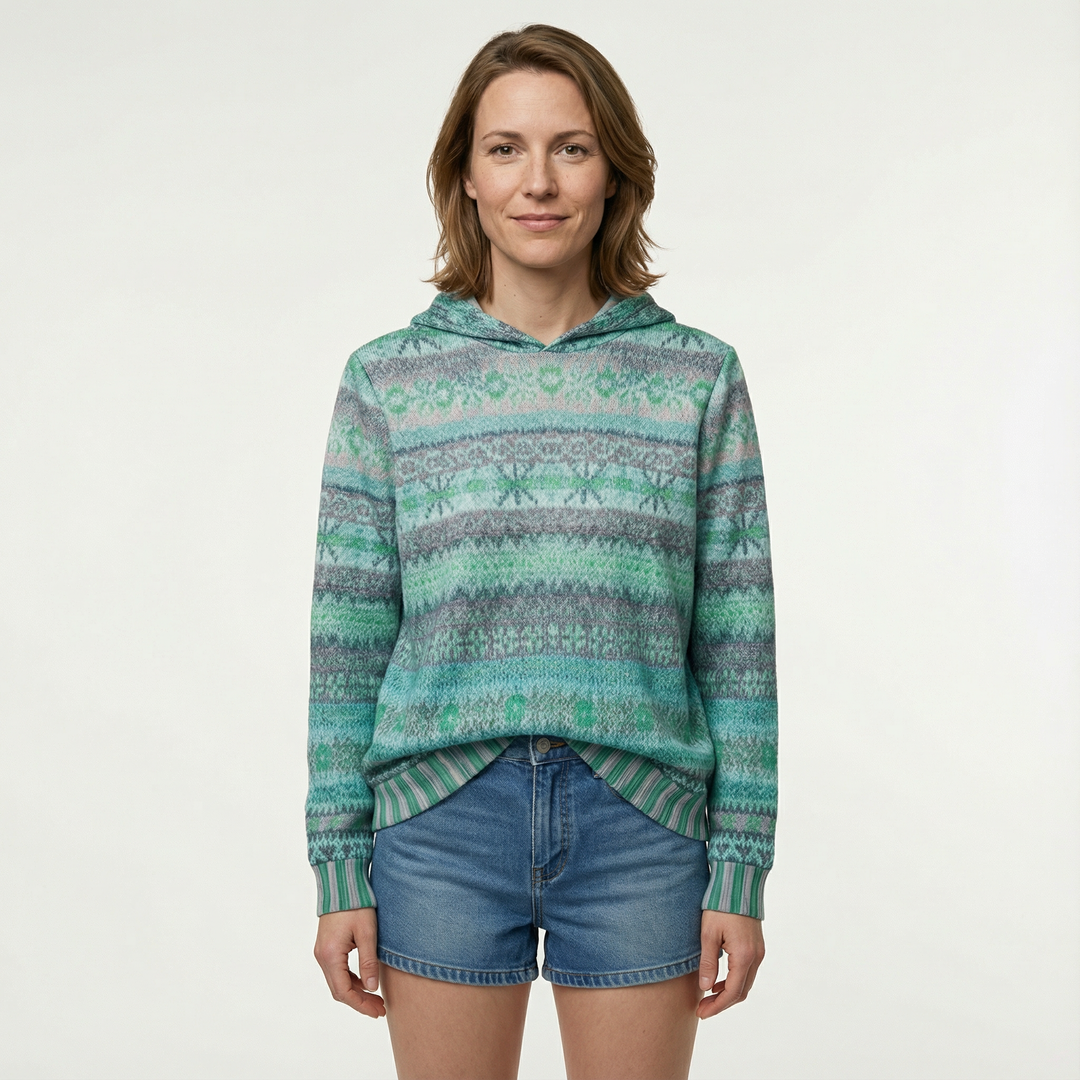 Damen Lässiger Hoodie Bedruckt