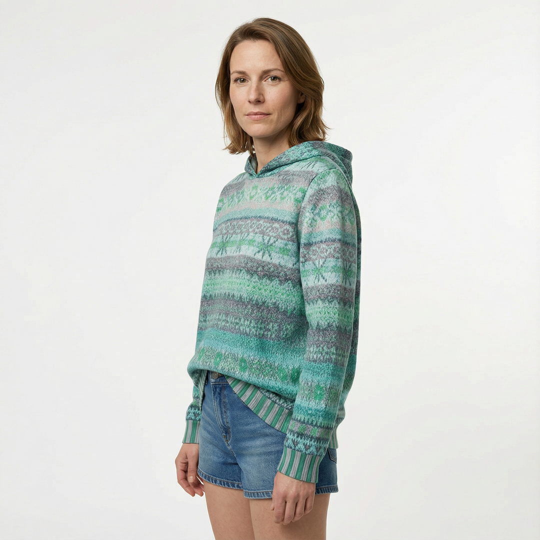 Damen Lässiger Hoodie Bedruckt