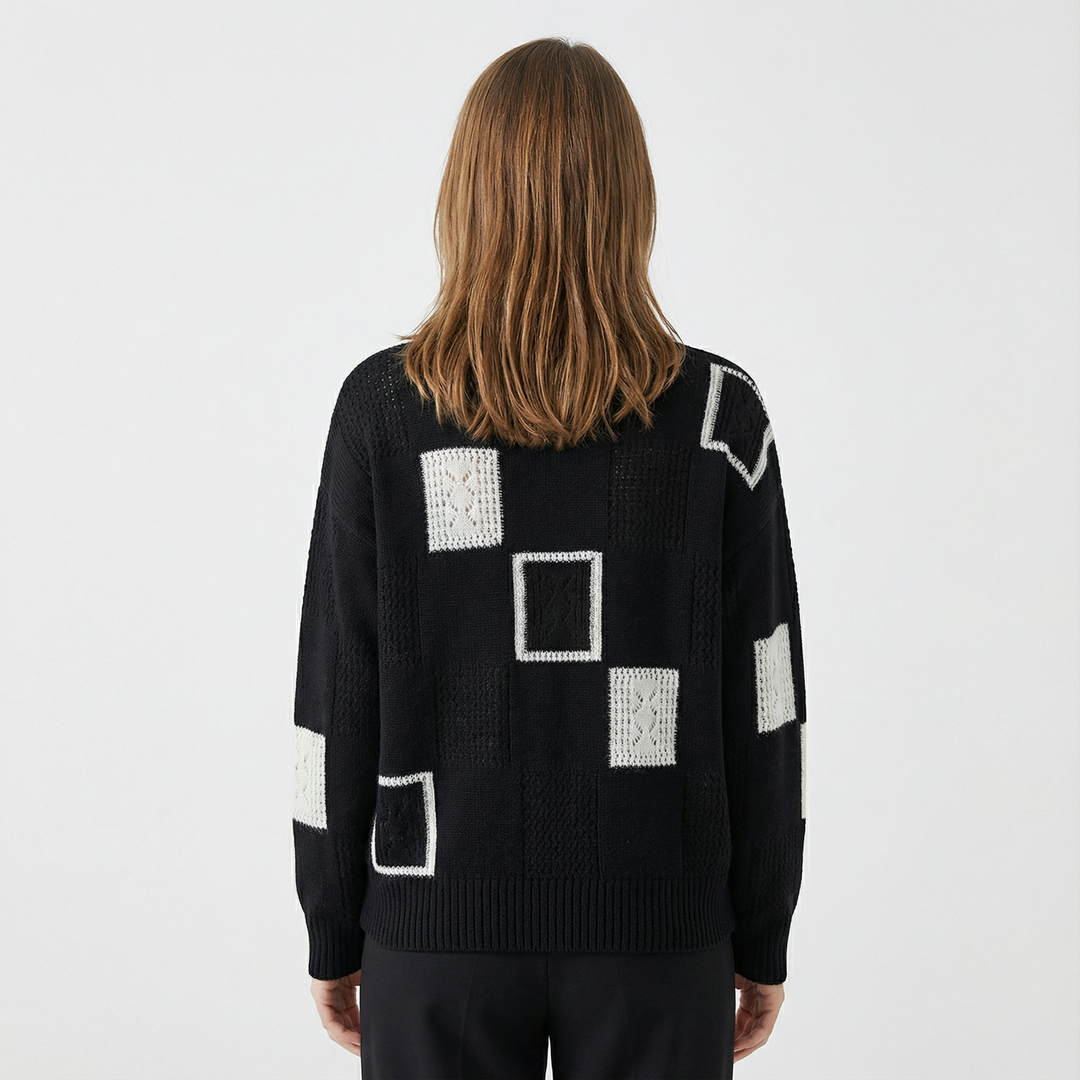 Damen Eleganter Strickpullover