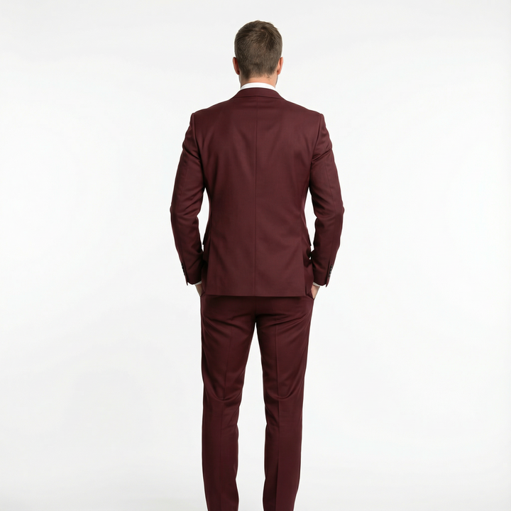 Herren Slim Fit Anzug Set