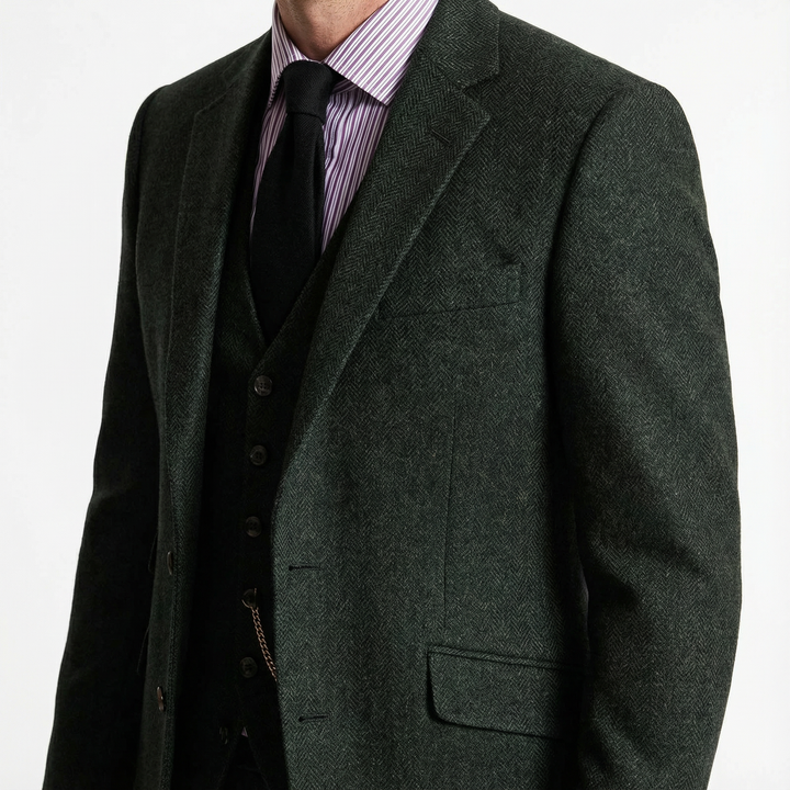 Herren Tweed Dreiteiler Smoking