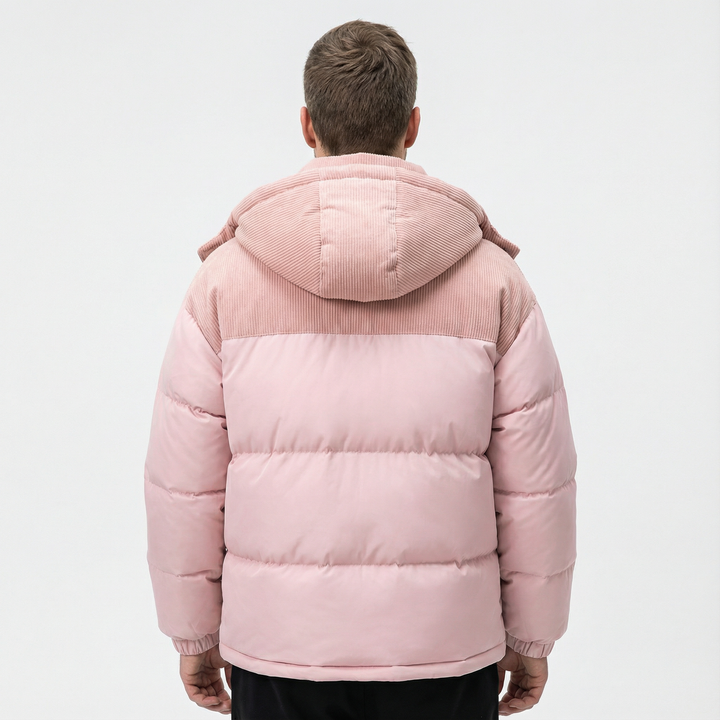 Herren Winddichter Parka mit Kapuze