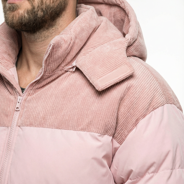 Herren Winddichter Parka mit Kapuze