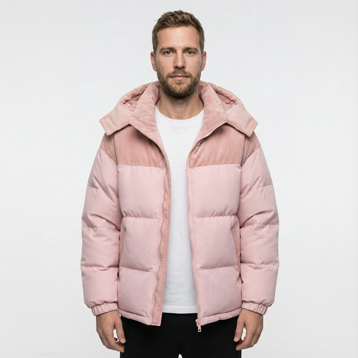 Herren Winddichter Parka mit Kapuze