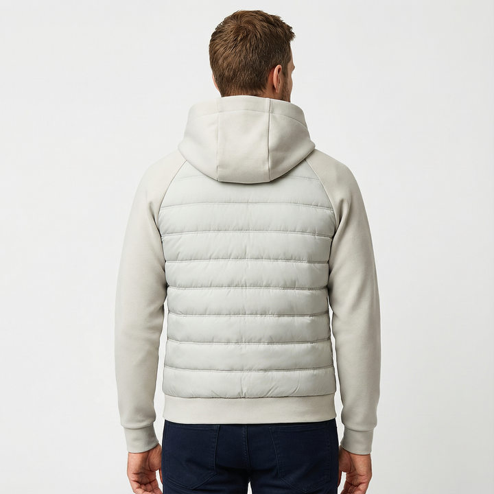 Herren Stepp Hoodie Bomber – Leichte Zip-Jacke