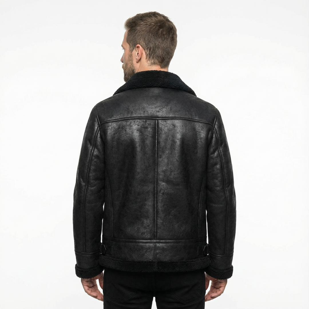 Herren Leder Fliegerjacke