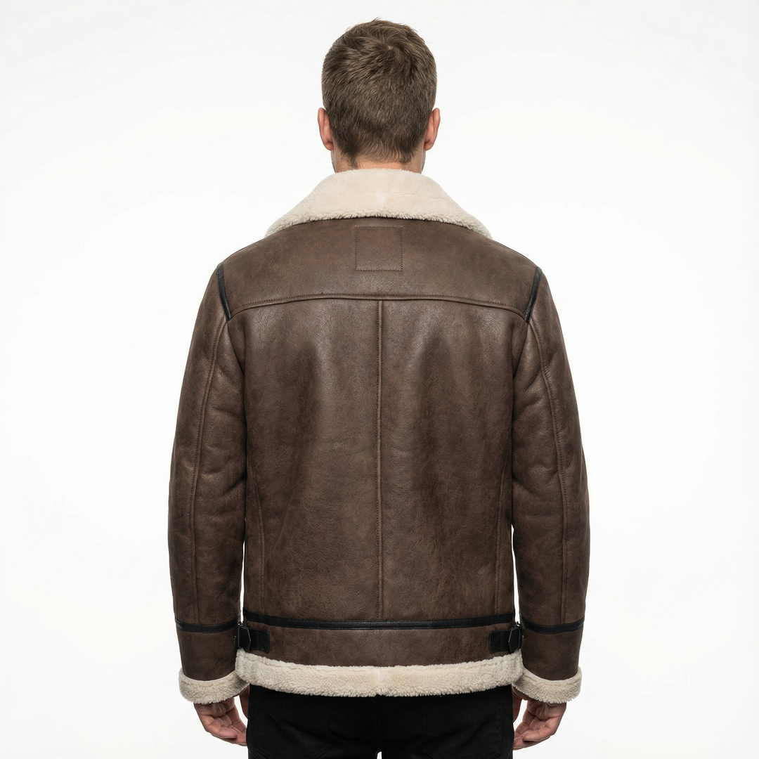 Herren Leder Fliegerjacke