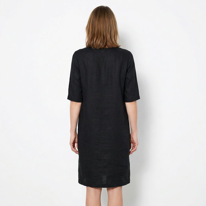 Elegantes Mini Kleid V-Ausschnitt