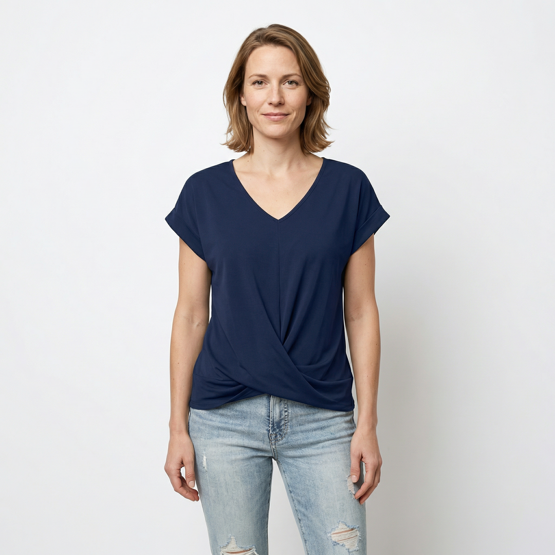 Lässiges Damen Kurzarm Sommertop