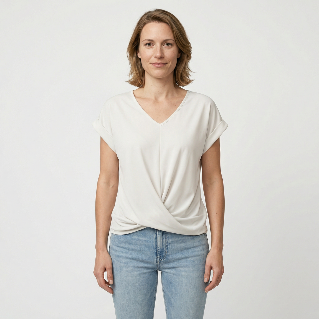 Lässiges Damen Kurzarm Sommertop