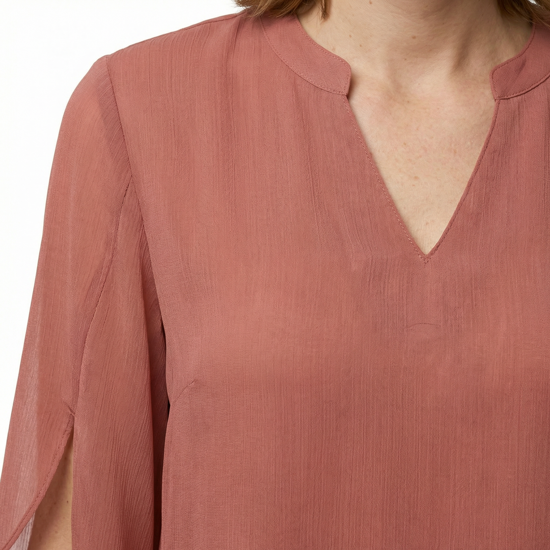 Elegante Damenbluse Mit Lässiger Passform