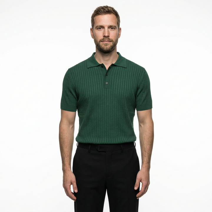 Herren Retro Polo Luxus Sommer