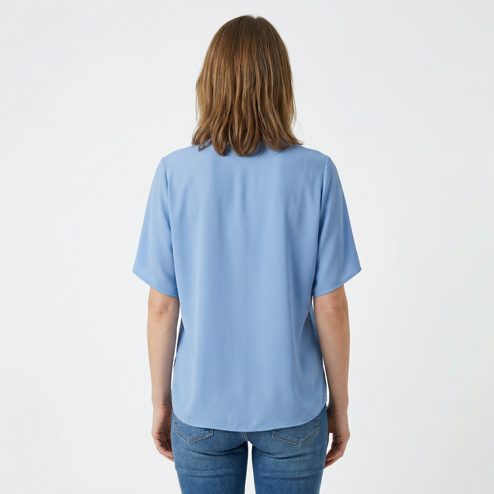 Leichte Damen Sommerbluse Kurzarm