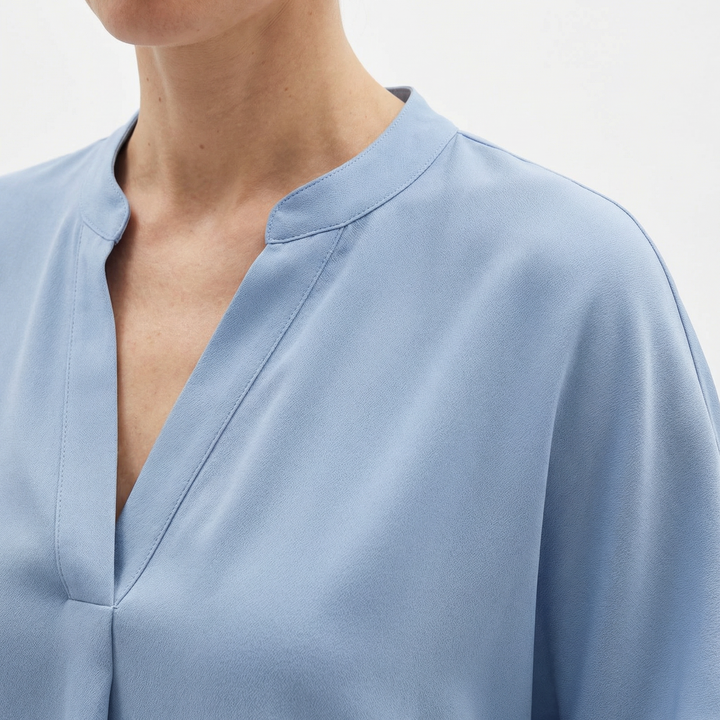 Leichte Damen Sommerbluse Kurzarm