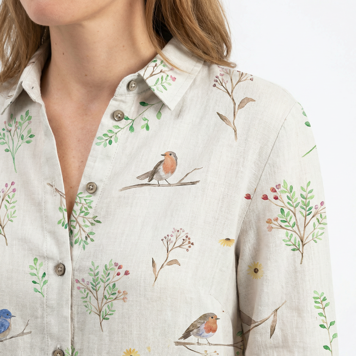 Elegantes Damen Langarm Hemd