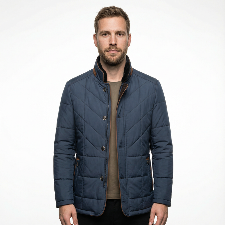 Klassische Herren Steppjacke Winter
