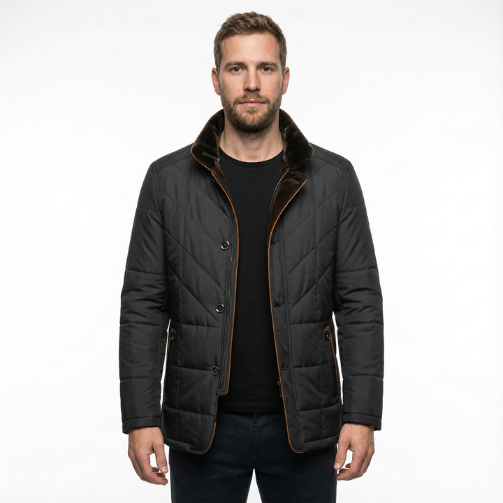 Klassische Herren Steppjacke Winter
