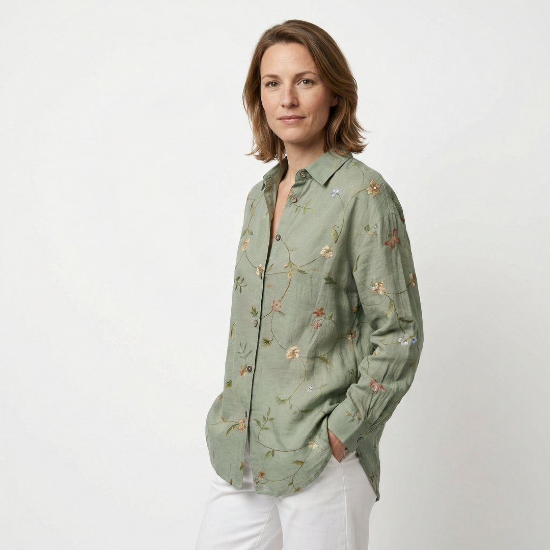 Elegantes Damen Langarm Hemd