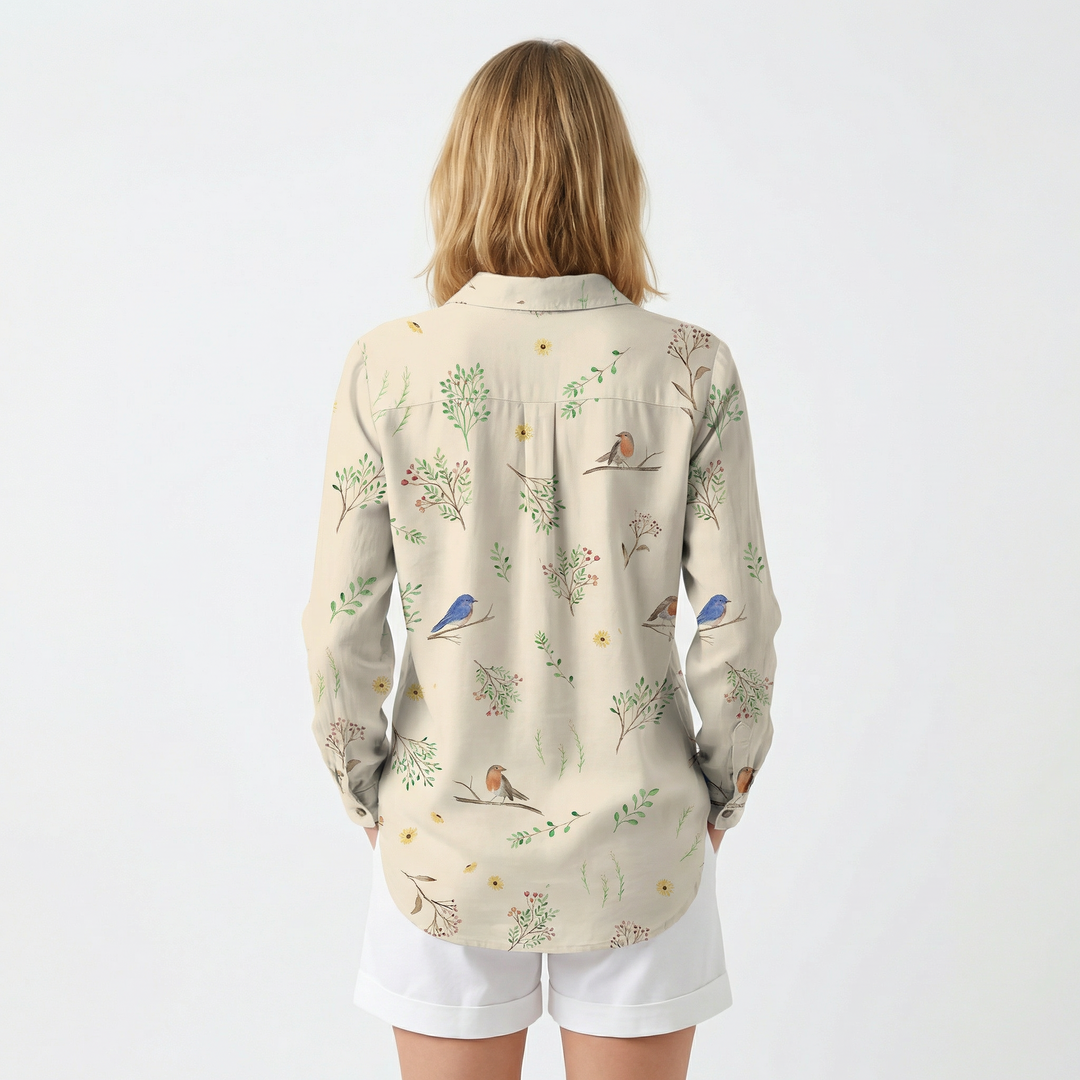 Elegantes Damen Langarm Hemd