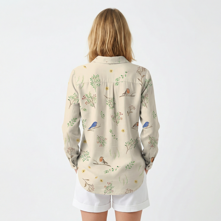 Elegantes Damen Langarm Hemd