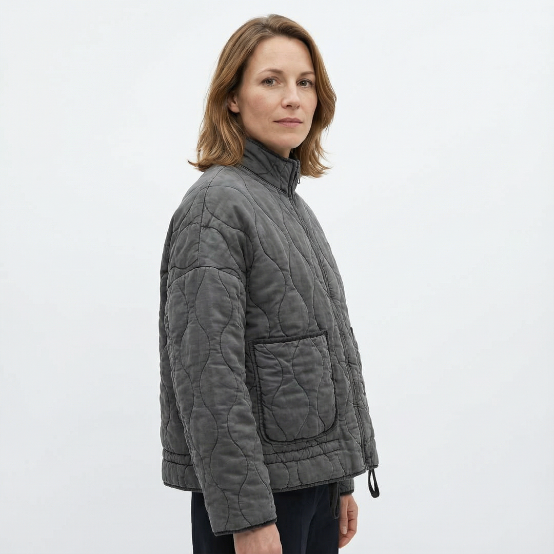 Damen Oversize Winterjacke Elegant