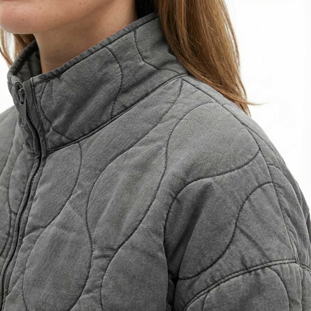 Damen Oversize Winterjacke Elegant