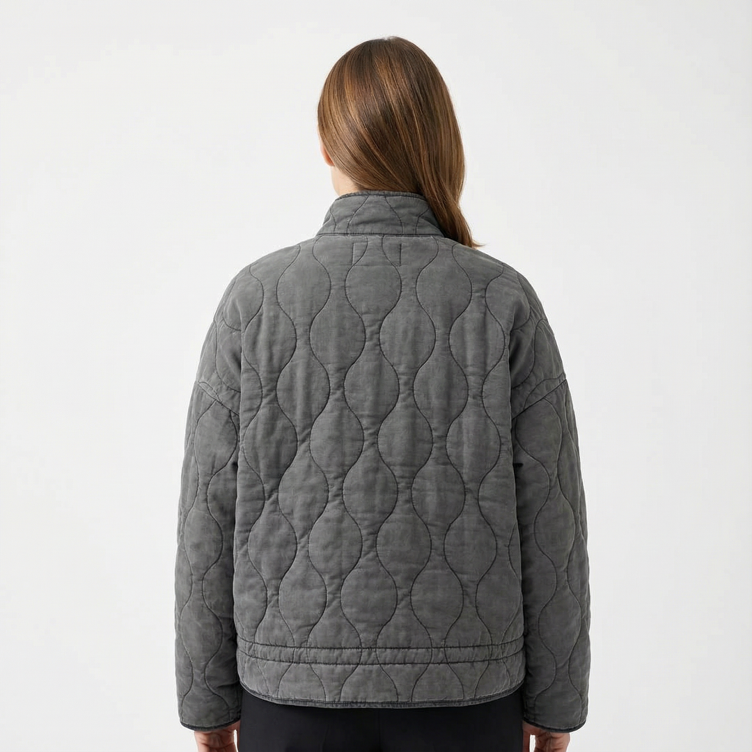 Damen Oversize Winterjacke Elegant