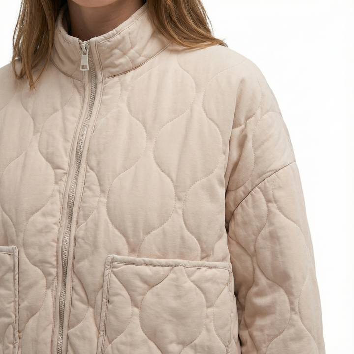 Damen Oversize Winterjacke Elegant