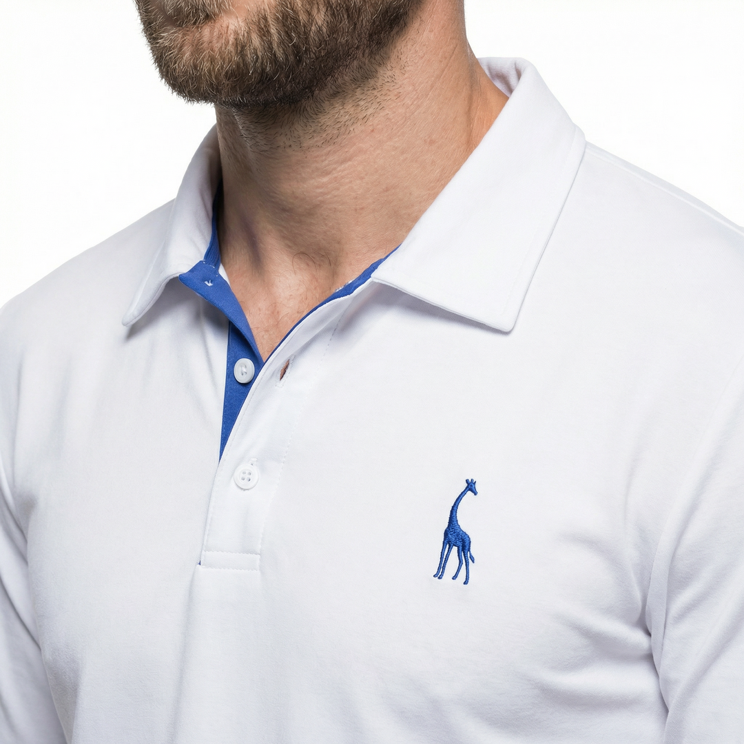 Herren Langarm Polo Shirt