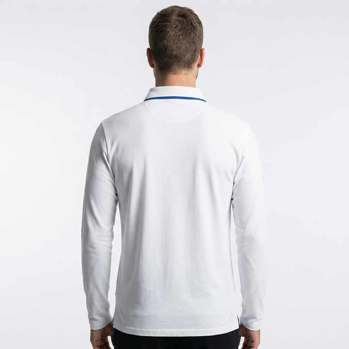 Herren Langarm Polo Shirt