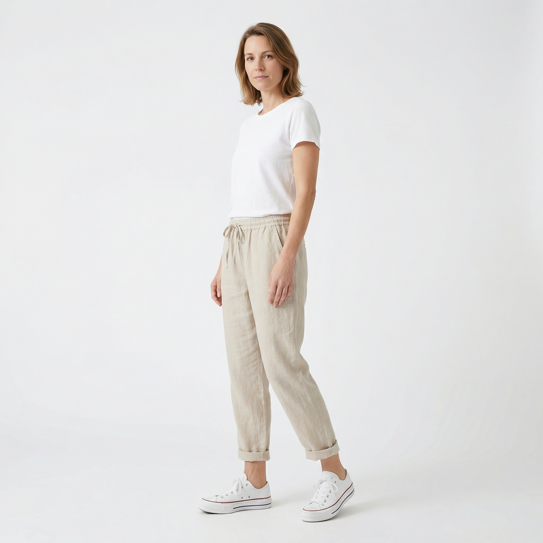 Leichte Leinenhose mit Komfort